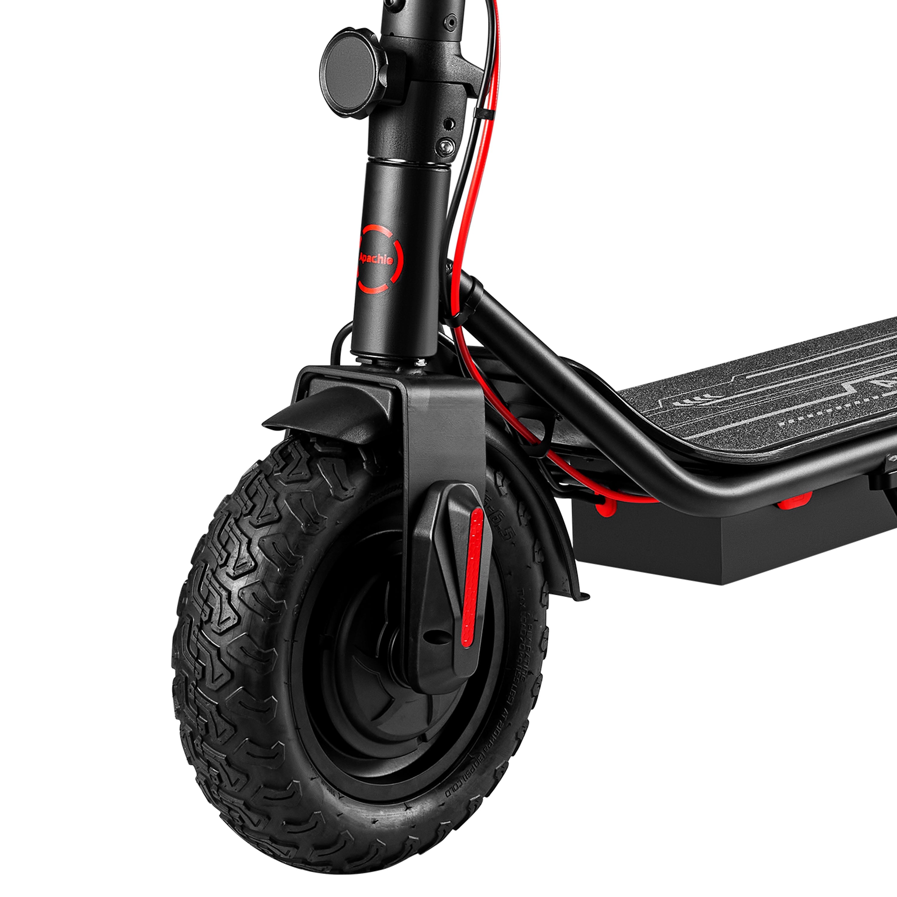 Apachie 500W Pro Edition Adult Electric Scooter - RED