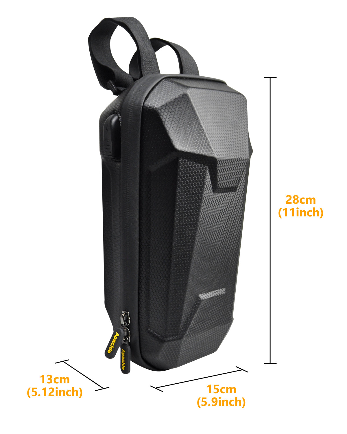 Apachie 4L EVA E-Scooter USB Carbon Storage Bag